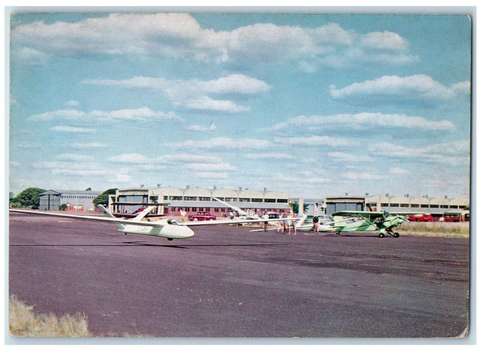 c1950's World Gliding Championships Kimberley South Africa Unposted Postcard