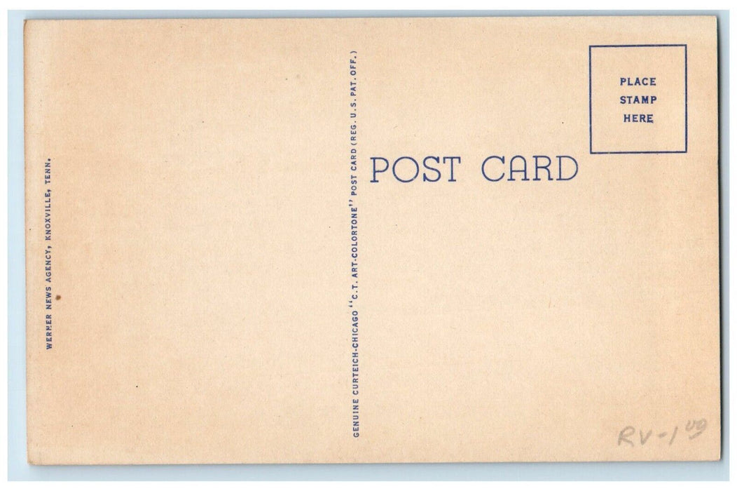 c1940 View One Processing Area Oak Ridge Tennessee TN City Atomic Bomb Postcard