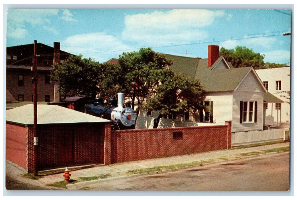 c1960 Railroad Museum Casey Jones Museum  Exterior Jackson Tennessee TN Postcard