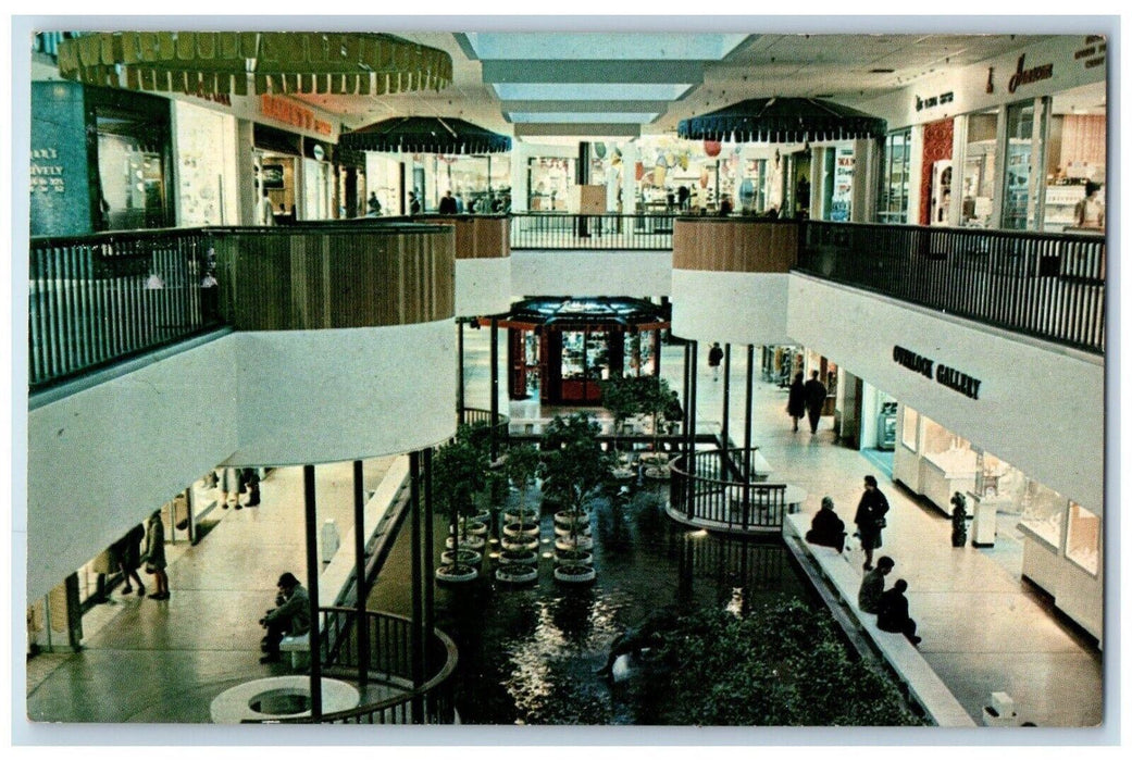 c1960 King Prussia Plaza Exterior Mall Center King Prussia Pennsylvania Postcard