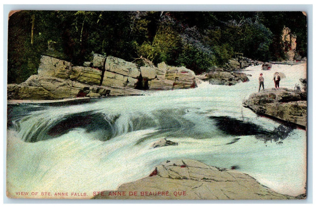 c1910 Ste. Anne Falls Ste Anne De Beaupre Quebec Canada Sharon PA Postcard