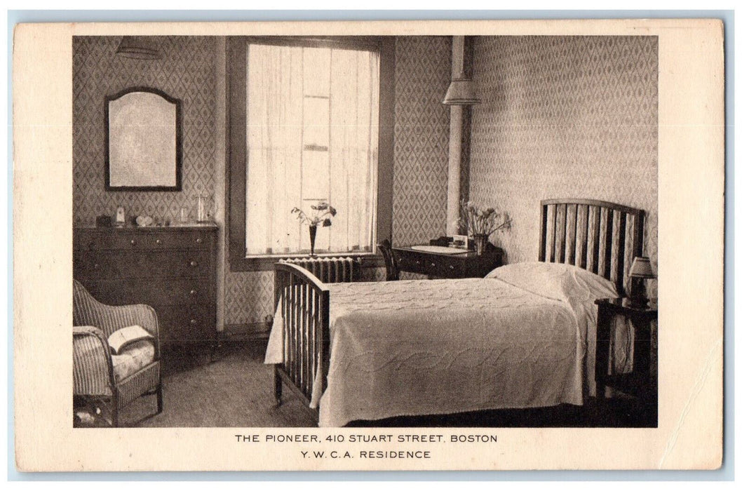 c1940's The Pioneer Boston Massachusetts MA Y.W.C.A Residence Vintage Postcard