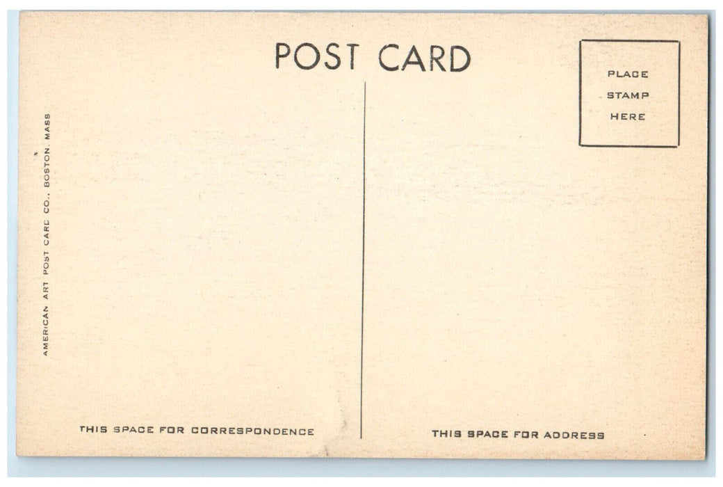 c1940's Payson Park Church Belmont Massachusetts MA Vintage Unposted Postcard