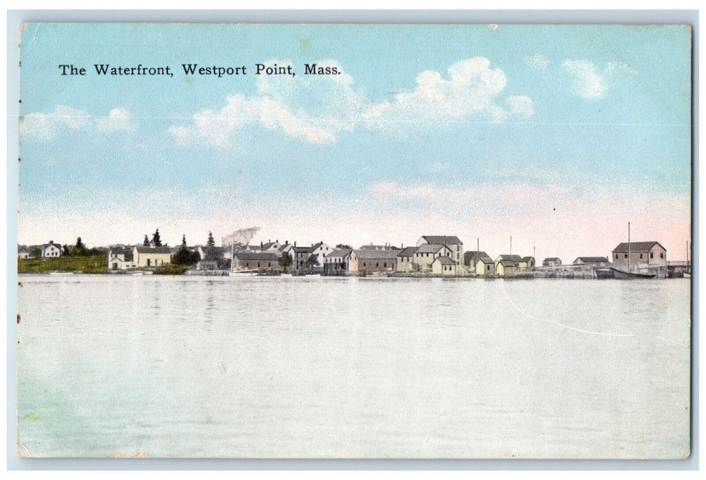 c1910 The Waterfront Westport Point Massachusetts MA Antique Posted Postcard
