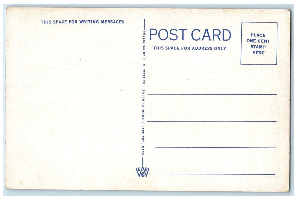 c1950's Nauset Beach Eastham Cape Cod Massachusetts MA Vintage Postcard