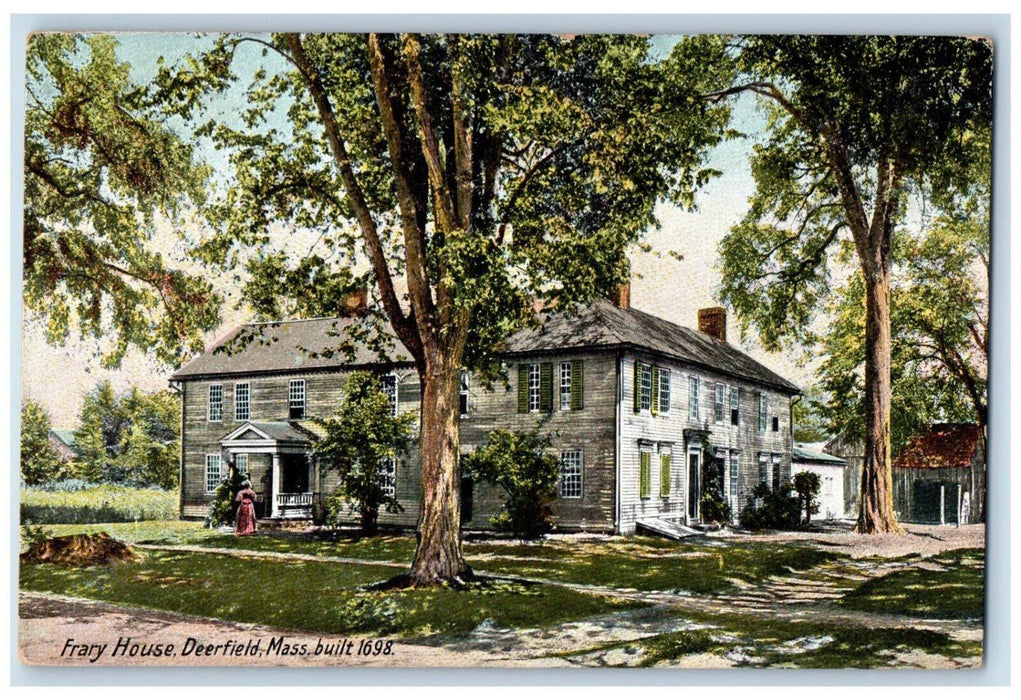 c1905 Fray House Deerfield Massachusetts MA Antique Posted Postcard