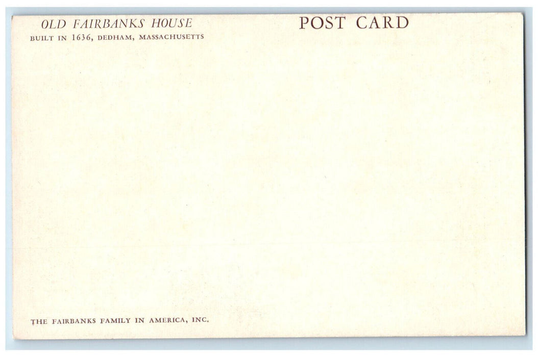 c1905 Two Women Talking Fairbanks House Dedham Massachusetts MA Antique Postcard