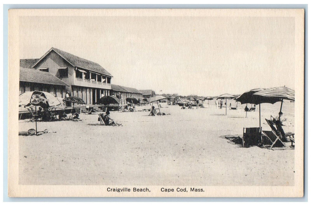 c1920's Craigville Beach Cape Cod Massachusetts MA Unposted Postcard