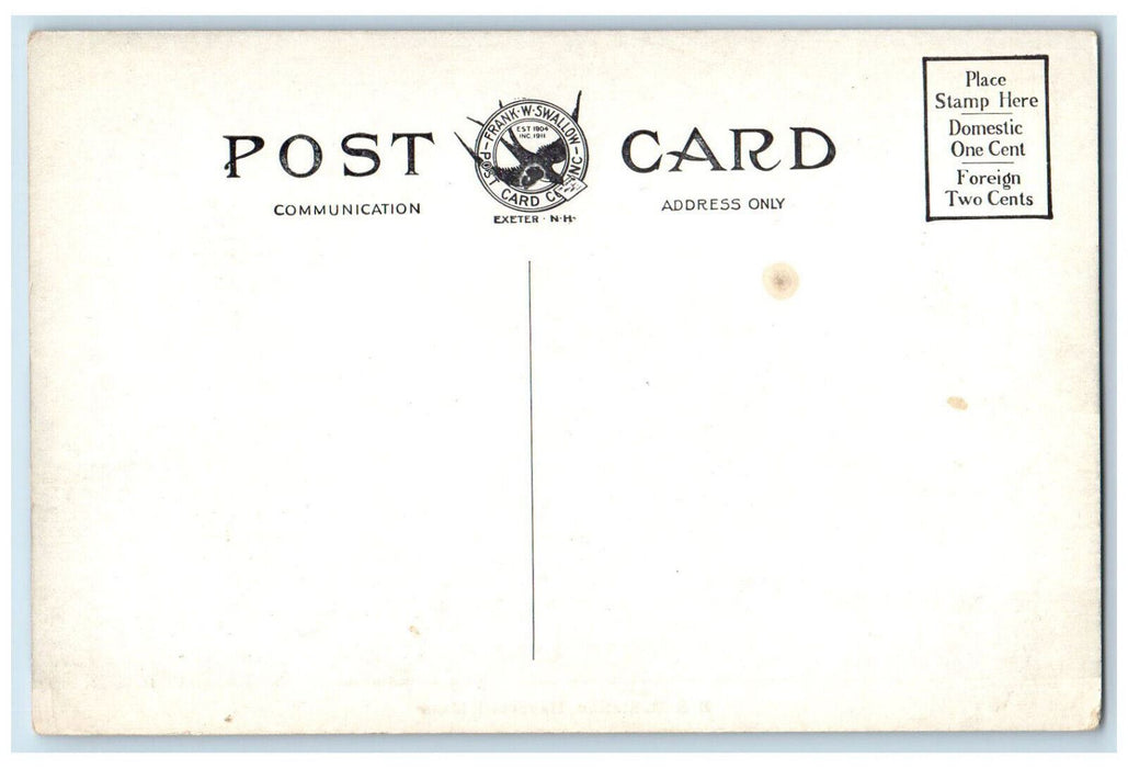 c1910 Trolley Car B & M Station Haverhill Massachusetts MA Antique Postcard