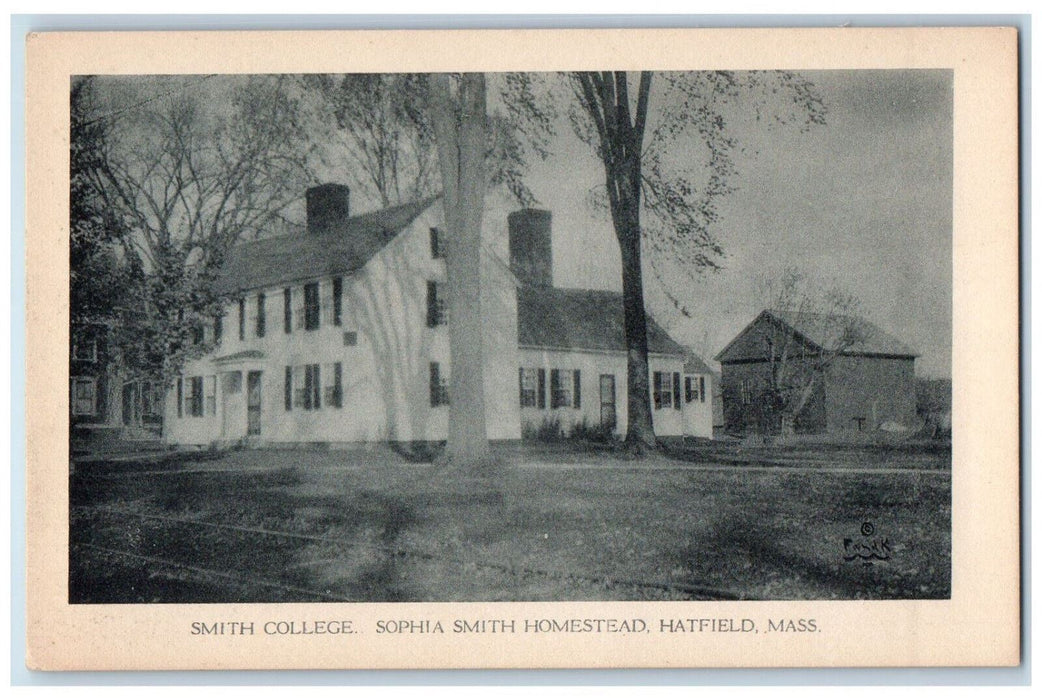 c1905 Smith College Sophia Smith Homestead Hatfield Massachusetts MA Postcard