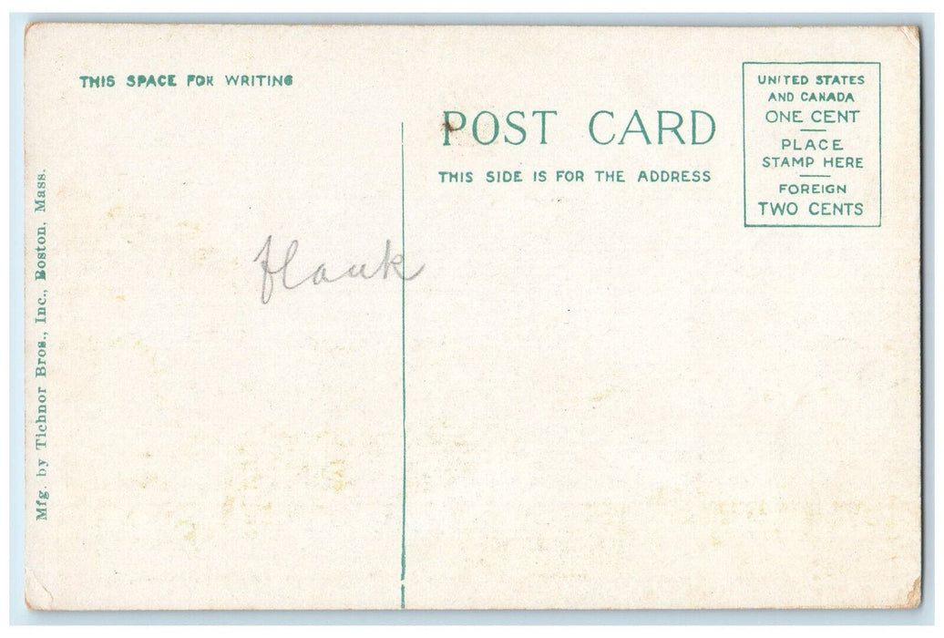 c1920's Log Houses The Beach at Gay Head Massachusetts MA Unposted Postcard