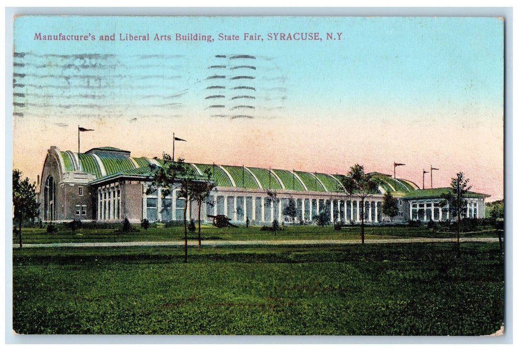 1909 Manufacture's and Liberal Arts Building Syracuse New York NY Postcard