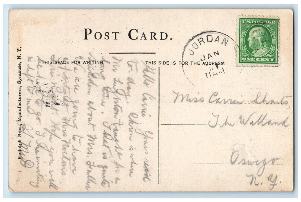 c1910 Cathedral of the Immaculate Conception Syracuse New York NY Postcard