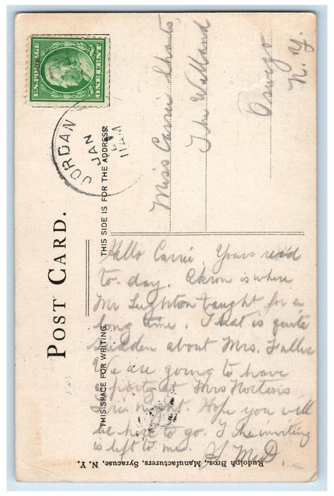 c1910 Cathedral of the Immaculate Conception Syracuse New York NY Postcard