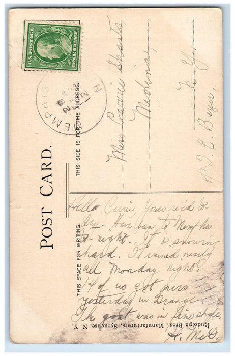 1912 Interior of Cathedral of the Immaculate Conception Syracuse NY Postcard