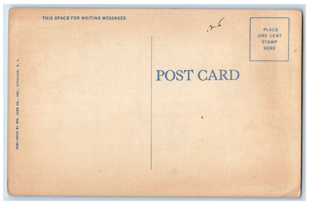 c1940's Central Greyhound Lines Bus Terminal Syracuse New York NY Postcard