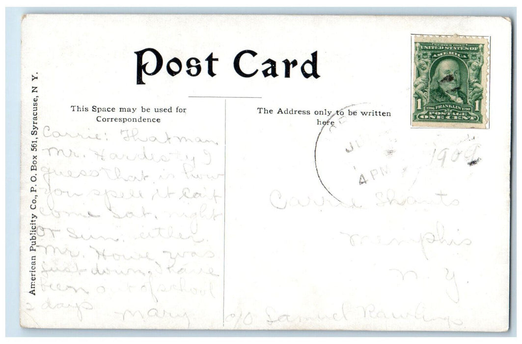 1909 Scene of Solar Salt Vats In Horse Carriage Syracuse NY Postcard