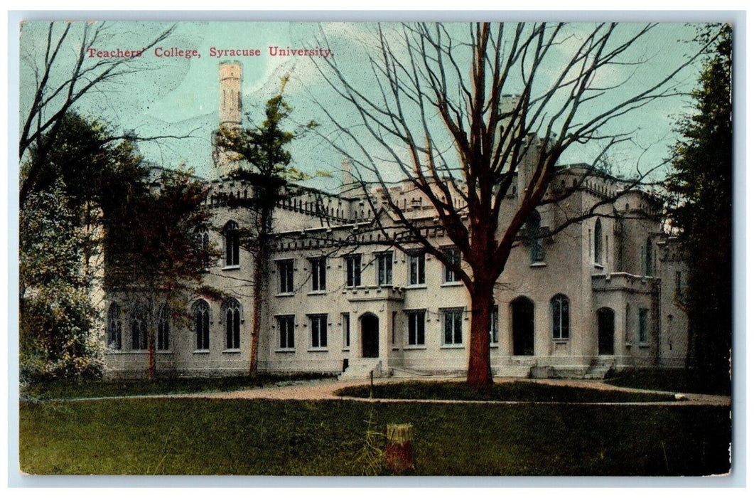 c1910 Teachers College Syracuse University Syracuse NY Unposted Postcard