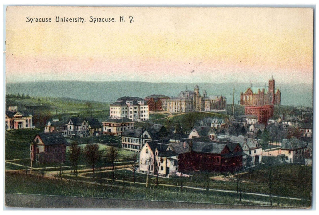 1908 Buildings in Syracuse University Syracuse New York NY Rotograph Co Postcard