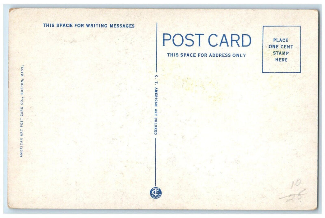 View Of Twilight On Chain-of-Ponds Maine On The Arnold Trail ME Postcard