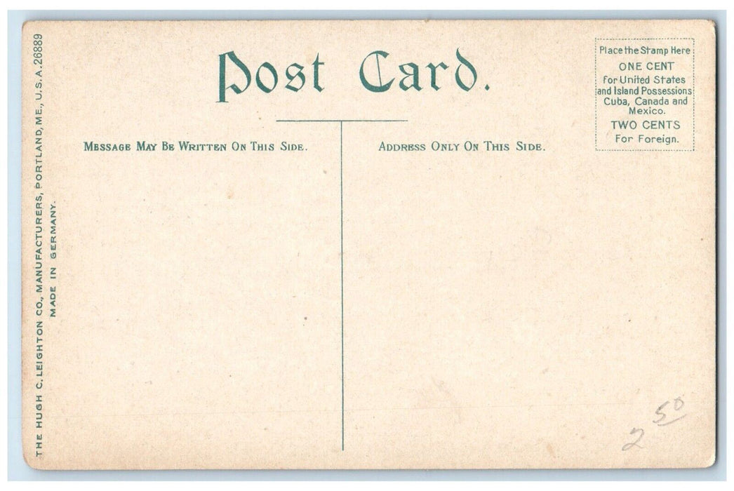 Miss Mason's School The Castel Rear View Tarrytown-on-Hudson NY Postcard
