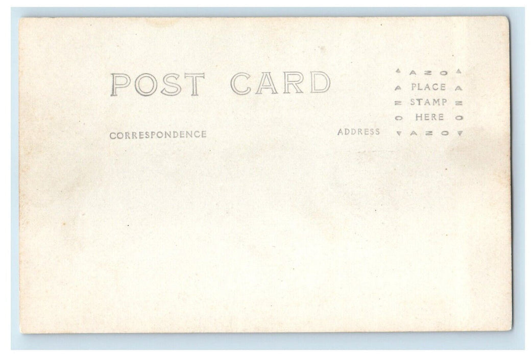 c1920's Blue Room Grill Cafe Restaurant Rustic Hammock RPPC Photo Postcard