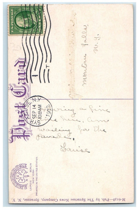 1912 Dairy Building State Fair Grounds Syracuse New York NY Postcard