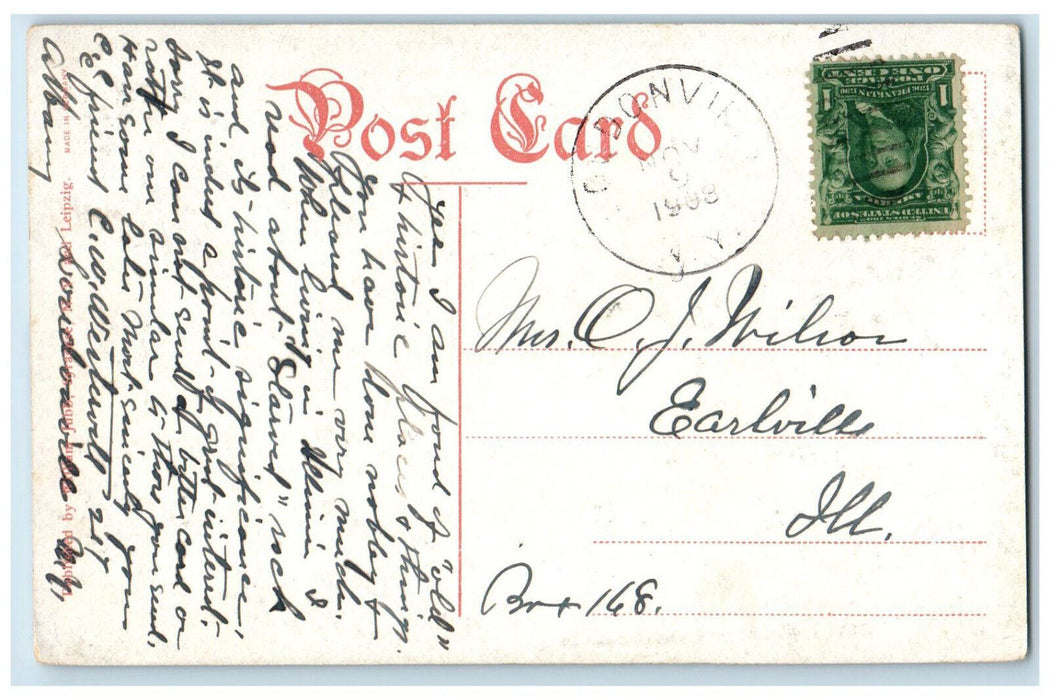 1908 Universities of Syracuse New York NY Antique Multiview Postcard