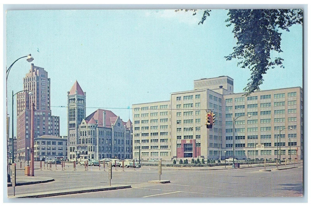 c1950's State Tower Building City Hall State Office Syracuse NY Postcard