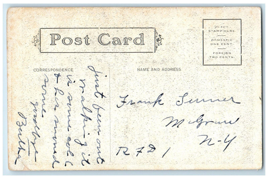 c1920's Buildings of University Block Syracuse New York NY Posted Postcard