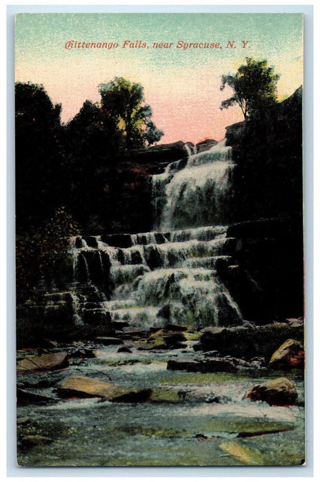 1909 Chittenango Falls Near Syracuse NY Antique Unposted WM Jubb Co Postcard