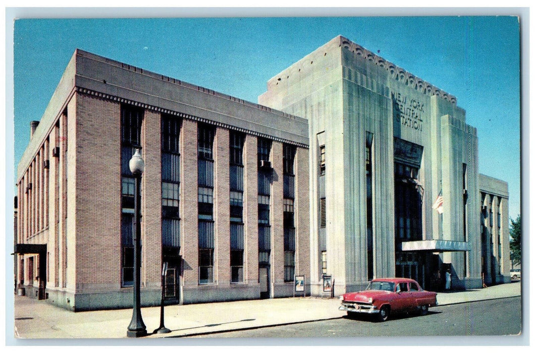 c1960's New York Central Railroad Station Syracuse New York NY Postcard