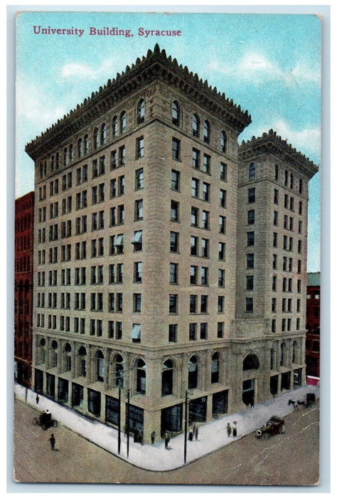 1911 University Building Syracuse New York NY American Publicity Co. Postcard