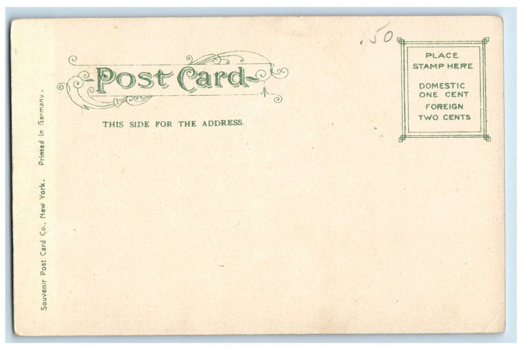 c1905 University Block Syracuse New York NY Souvenir Post Card Co. Postcard
