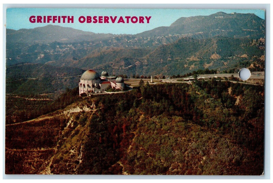 View Of Griffith Observatory And Planetarium Los Angeles California CA Postcard