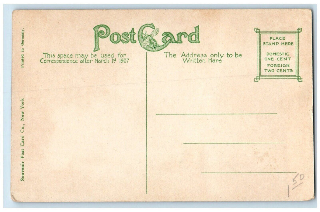 c1910's View Of Crescent Club Bay Ridge Brooklyn New York NY Antique Postcard