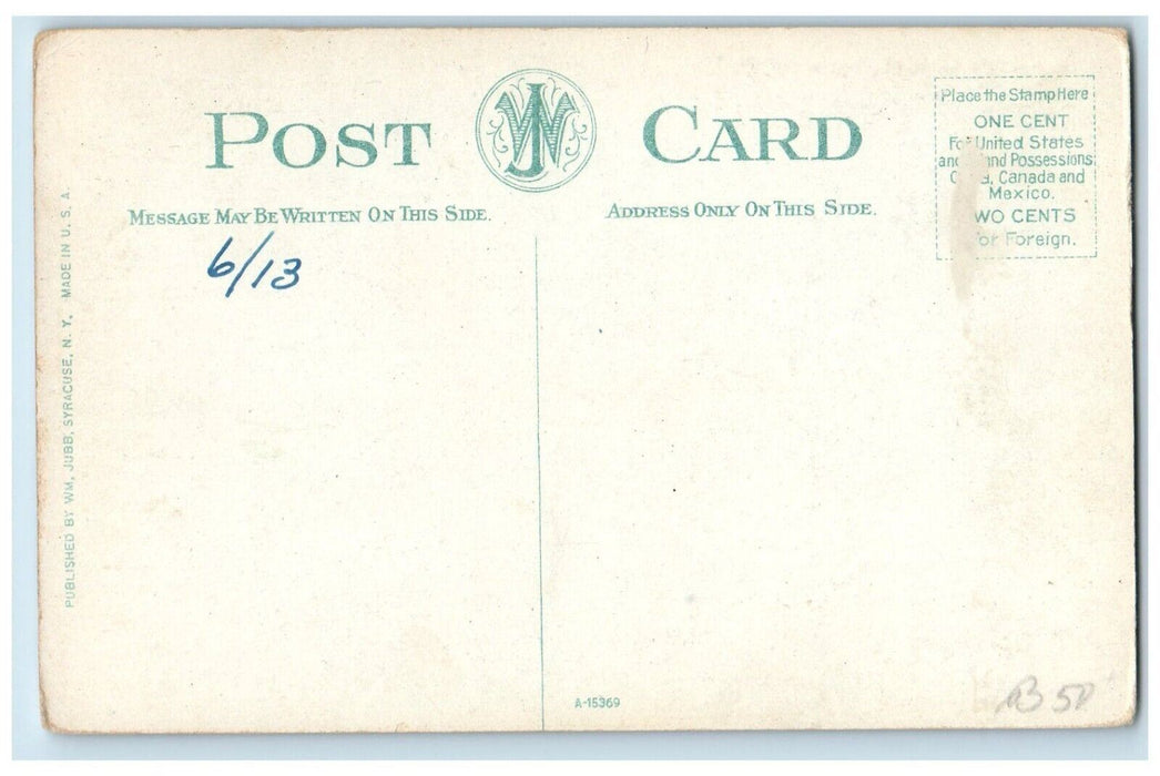 1913 St. Mary's Church Exterior Scene Syracuse New York NY Antique Postcard