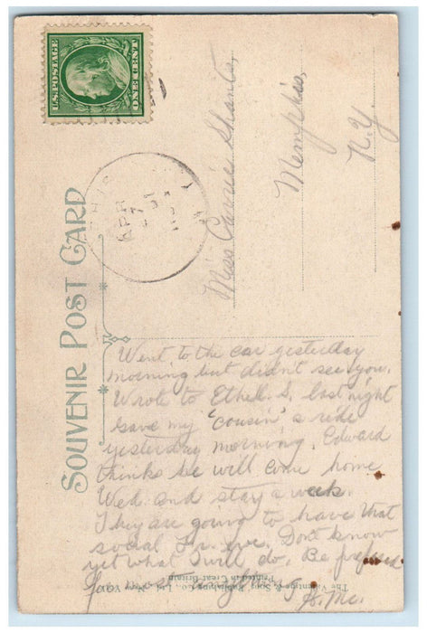 c1910 E. Fayette Street Syracuse New York NY Antique Posted Postcard