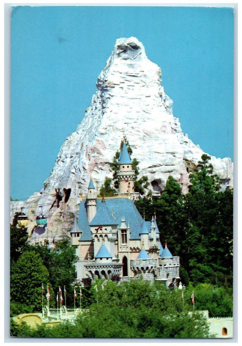 1989 Palace Peak Storybook Alpine Fantasyland Disneyland Santa Ana CA Postcard