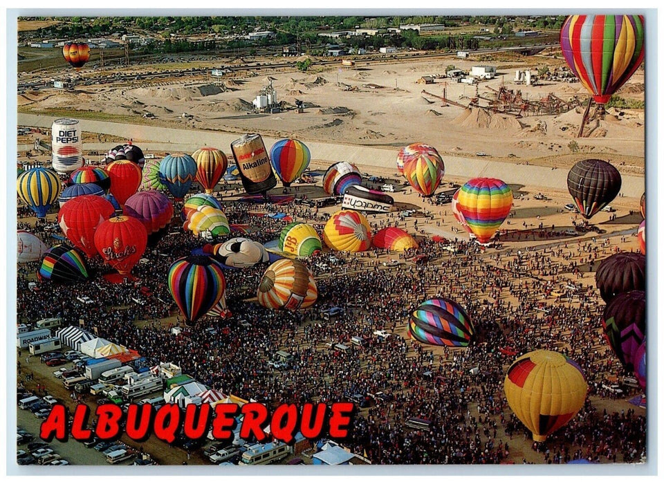 1991 Balloon Fiesta Rally October Amusement Albuquerque New Mexico NM Postcard