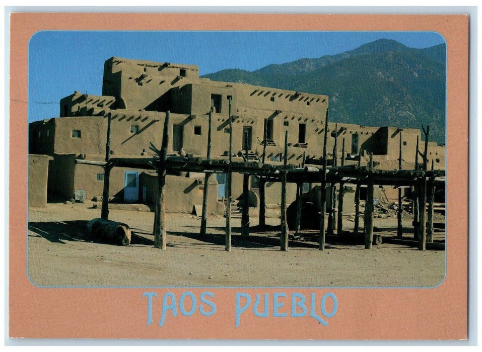 1994 Taos Pueblo Largest Existing Multi Storied Structure New Mexico NM Postcard