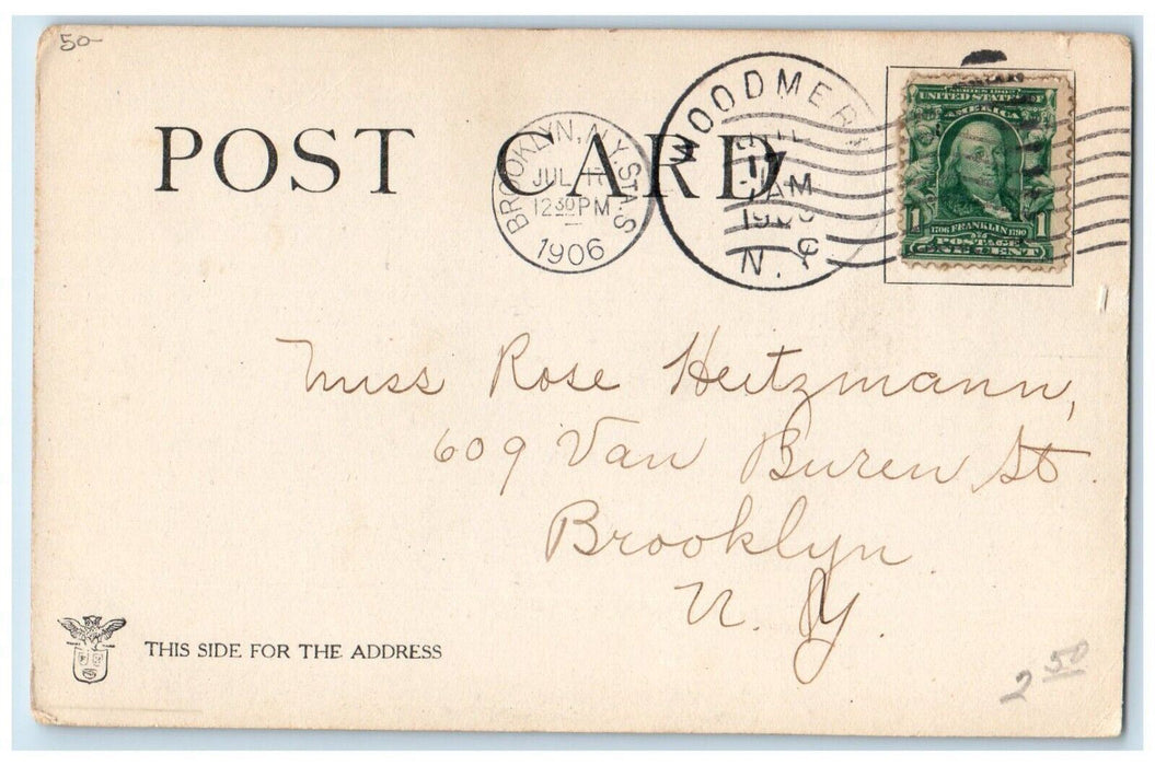 1906 The Stone House View Woodmere Long Island New York NY Antique Postcard