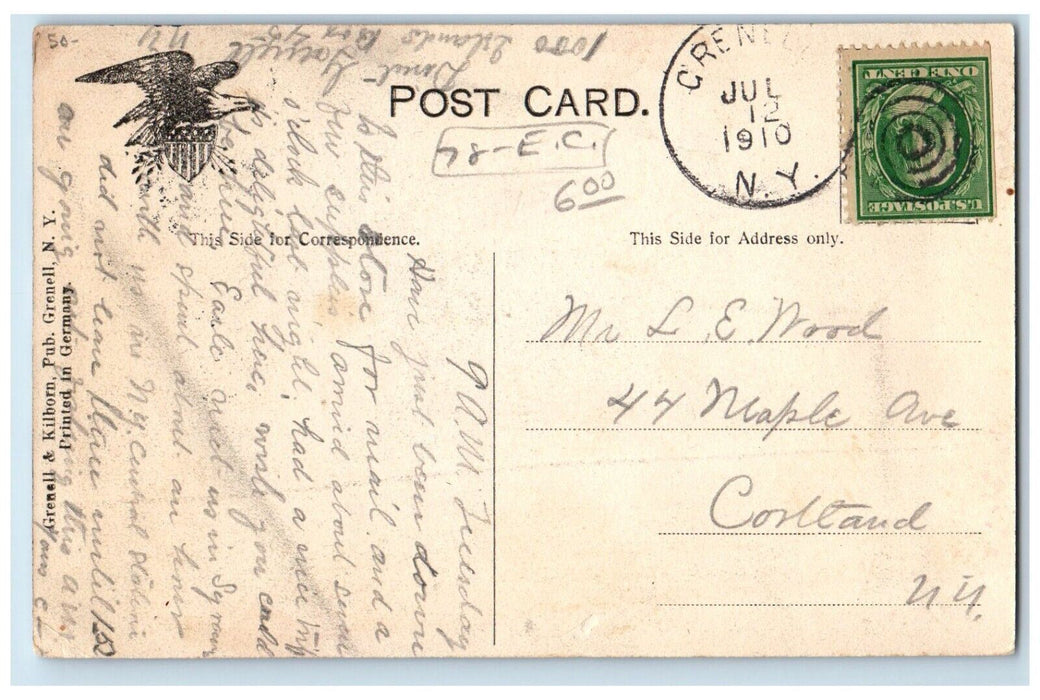 1910 Grenell Island Park Store And Post Office Grenell New York NY Postcard