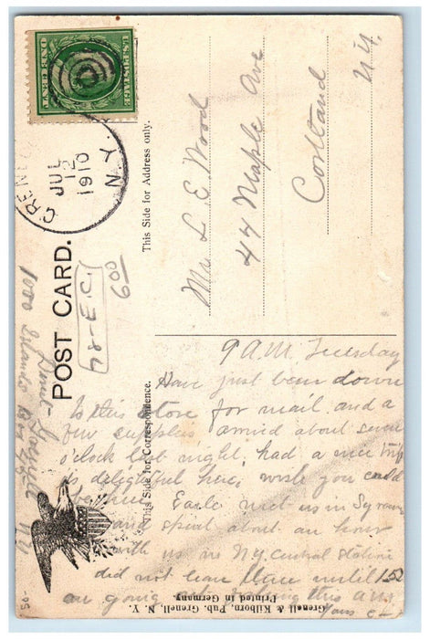 1910 Grenell Island Park Store And Post Office Grenell New York NY Postcard