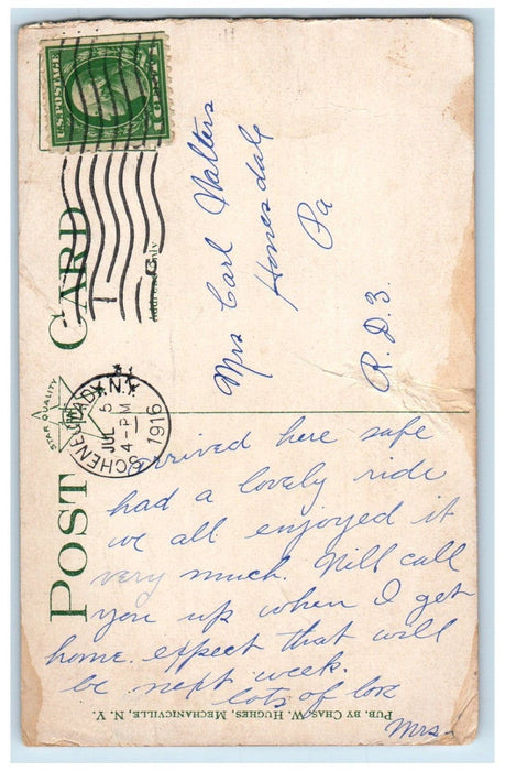 1916 Campus North College Union College Union University Schenectady NY Postcard