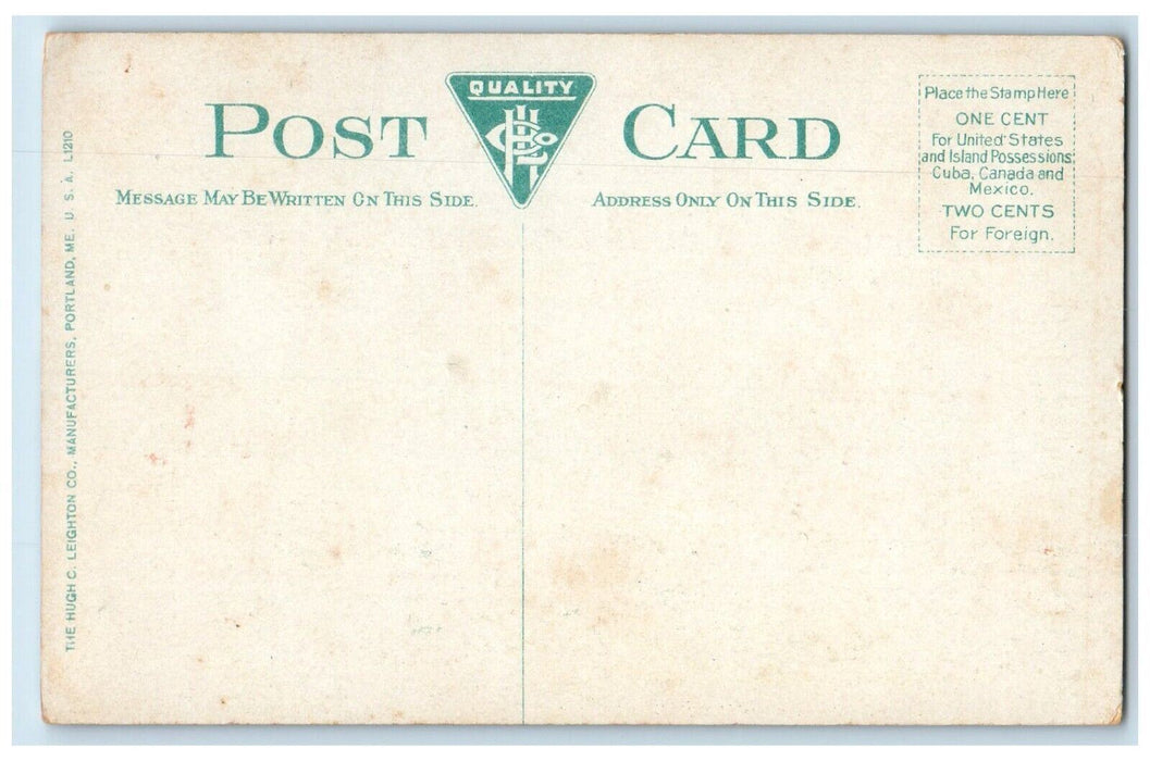 c1910's Providence RI, Roger Williams Park The Museum Building Antique Postcard