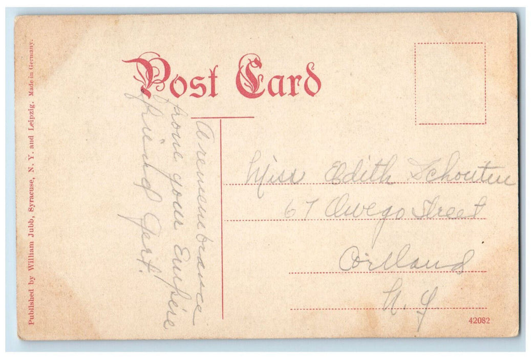 c1910 White Memorial Monument Syracuse New York NY Antique Unposted Postcard