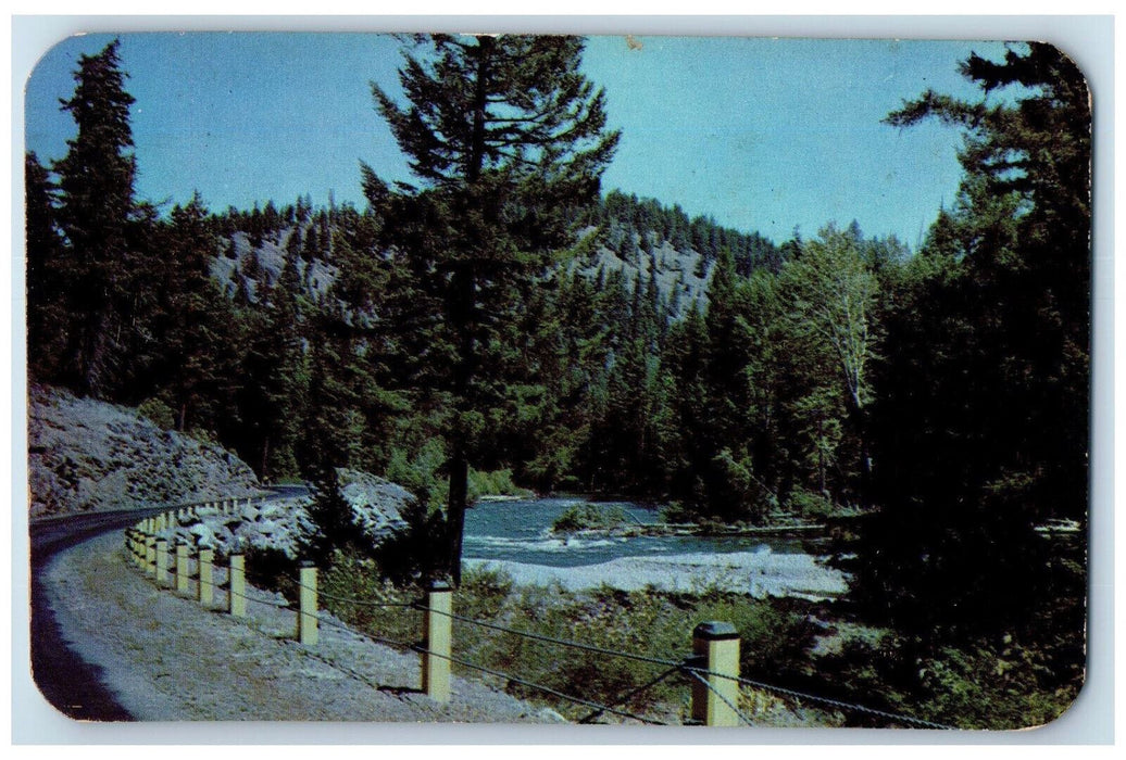 1953 Nature's Wonderland Greetings Merrillan Wisconsin WI Vintage Postcard