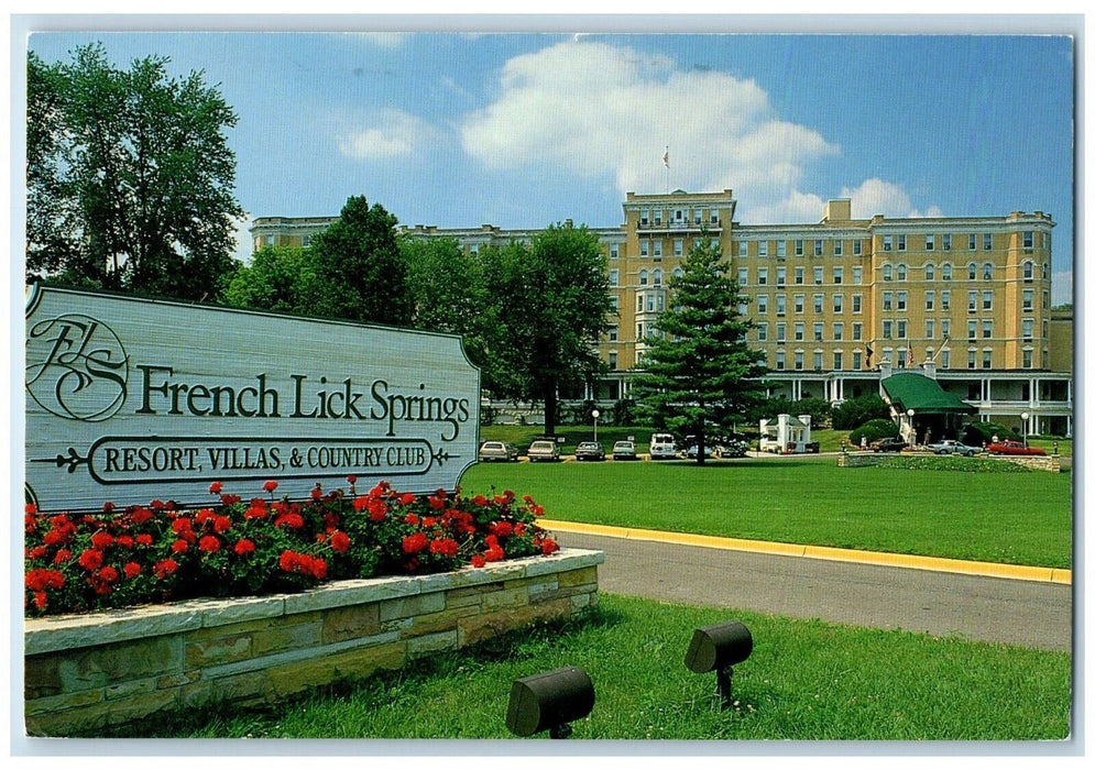 1994 French Lick Springs Hotel Resort Villas Country Club Park Indiana Postcard