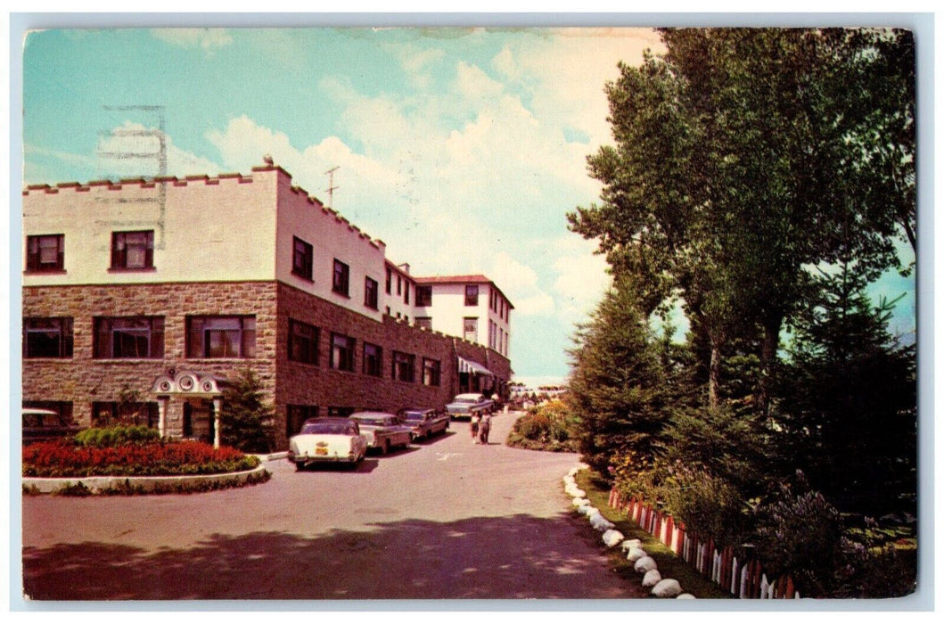 1969 Building And Cars Beach Back View Montreal PQ Canada Vintage Postcard